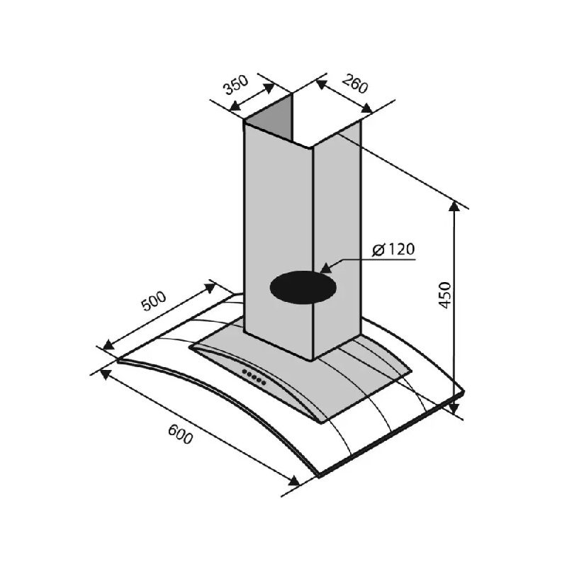 FERRARA 60 INOX (700) PB-cx